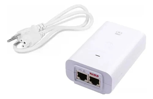Poe Inyector 48v Ubiquiti 0.65a 30w Rj45 Gigabit, Original
