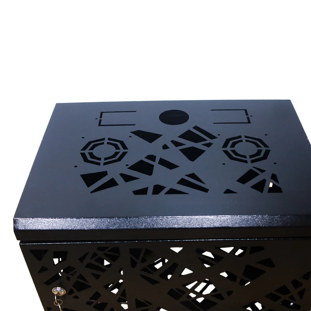 Rack Gabinete Cerrado Metalnet Araña 6U-C Negro