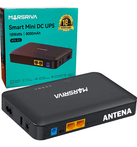 Ups Mini Poe 9v 12v 5v Luz Antena Router Modem Wifi Wire Usb